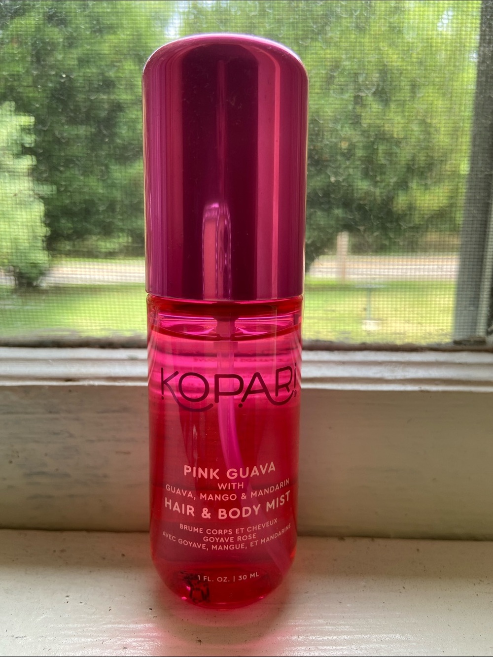 Kopari Pink Guava Hair & Body Mist — Hot Pink